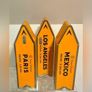 Veuve Clicquot champagne carrier - set of 3